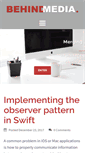 Mobile Screenshot of behindmedia.com